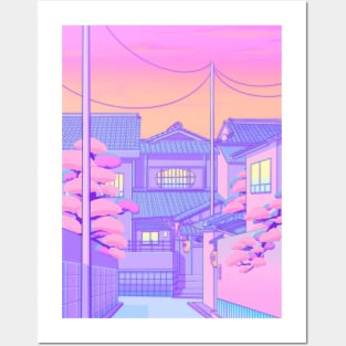 Kyoto Pink Posters and Art